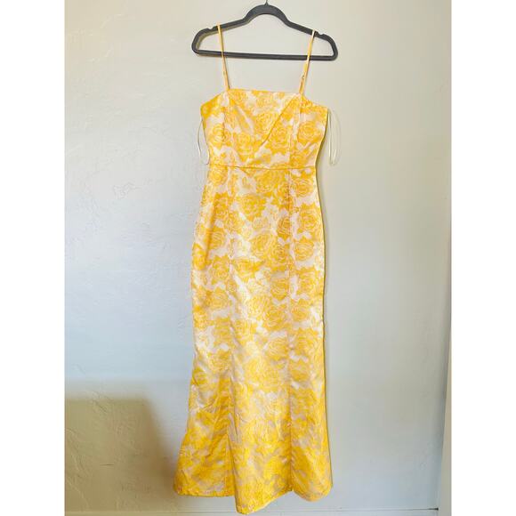 Lulus Jacquard Maxi Dress - Picture 7 of 7